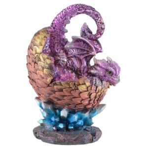 Statueta Dragonel in ou 14 cm - Img 5