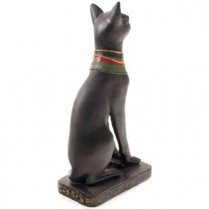 Statueta egipteana Bast 20 cm - Img 2