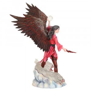 Statueta Elemental Magic - Vrajitoarea Aerului, Anne Stokes 27.5 cm - Img 4