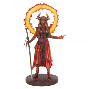 Statueta Elemental Magic - Vrajitoarea Focului, Anne Stokes 25 cm