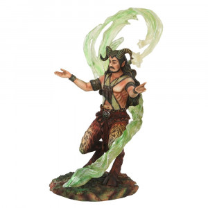 Statueta Elemental Magic - Vrajitorul Pamantului, Anne Stokes 22 cm - Img 2