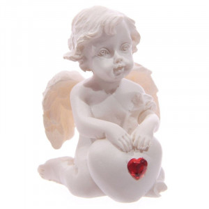 Statueta Ingeras cu Inimioara 5.5 cm - Img 3