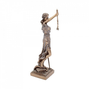 Statueta Justitia placata cu bronz, 33 cm – Nemesis Now - Img 5
