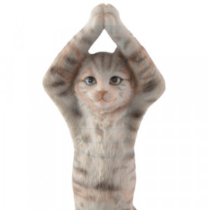 Statueta pisicuta Yoga - Tree Pose 15 cm - Img 2