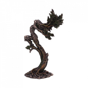 Statueta rasina si bronz, mitologica Nimfa padurii 25 cm