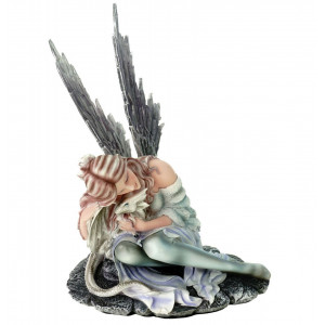 Statueta zana cu dragon Crystalia 31 cm - Img 6