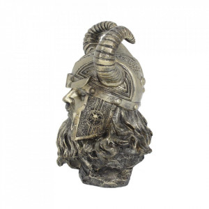 Statueta zeul nordic Odin - bust 21.5 cm - Img 2