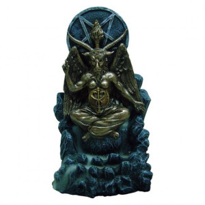 Suport conuri tamaie backflow Baphomet 18 cm
