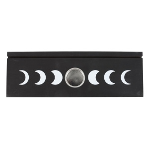 Suport din lemn pentru etalarea a 3 carti de tarot Fazele Lunii - Img 3