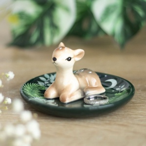 Tavita bijuterii/monede ceramica Fawn & Friends - Pui de Caprioara - Img 4