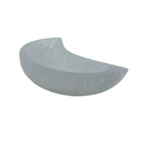 Bol in forma de semiluna din Selenit, pentru Purificare 10cm - Img 3
