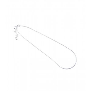 Bratara de picior din argint model sarpe, grosime 1 mm, lungime 23+3 cm