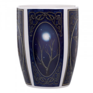 Cana din portelan lup Wild One - Lisa Parker 12 cm, 300 ml - Img 3