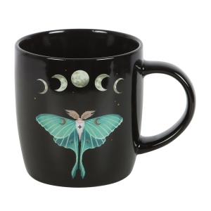 Cana portelan Dark Forest - Luna Moth, capacitate 340 ml - Img 3
