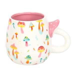 Cana rotunda din ceramica Funky Fungi, capacitate, 500ml - Img 3
