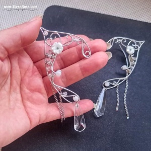 Cercel pe ureche lucrat manual – Ureche de Elf Elven Bride - Img 3