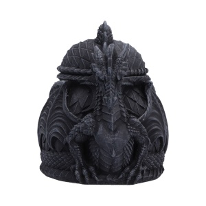Cutie pentru bijuterii dragon Darkwing Treasure – decor gotic fantasy ( 13.3 cm ) - Img 2