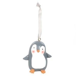 Decoratiune cu agatatoare - Piguin 7.5cm - Img 4