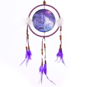 Dreamcatcher cu unicorn Poienita Magica 16 cm