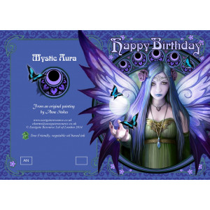 Felicitare pentru ziua de nastere Zana Mystic Aura - Img 2