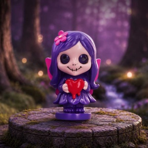 Figurina de colectie zana gotica Mirella 8,1 cm - Spirit Fairies - Img 7