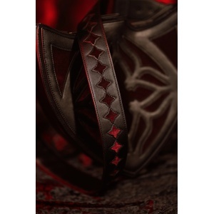 Geanta gotica Dark Romance Claretia in forma de scut medieval - Restyle - Img 8