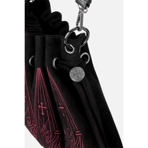 Geanta gotica Dark Romance Sanctaria cu pouch detasabil - Restyle - Img 4