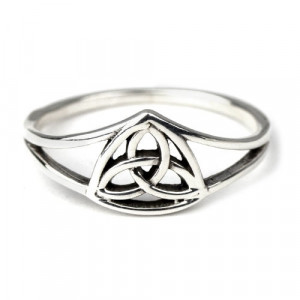 Inel argint Nod Celtic 0.8cm - Img 2