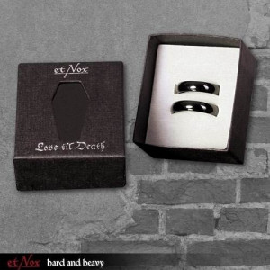 Inel Love Till Death din inox negru - simbol al iubirii eterne - Img 3