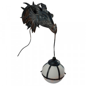 Lampa de perete cu dragon Draco 43cm