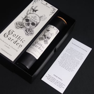 Lumanare ritualica Gothic Garden pentru purificare, salvie si menta – Ancient Witch - Img 4