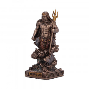 Mini statueta zeul marii Poseidon 8.5cm - Img 2