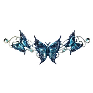Needfire Butterfly Hengeband – Bijuterie magica pentru frunte cu fluturi, talisman pentru transformare si renastere