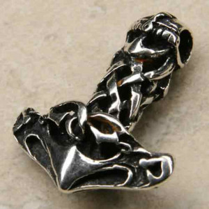 Pandantiv argint Ciocanul lui Thor 3.5 cm