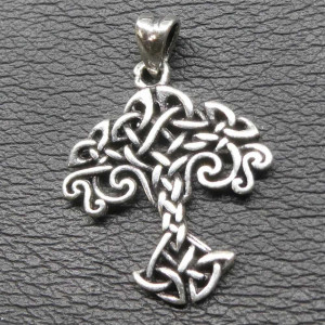 Pandantiv argint Copacul vietii din nod celtic 2.8cm