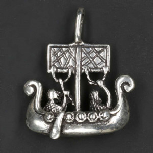 Pandantiv argint Vas Viking 3 cm