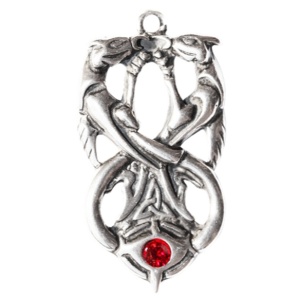 Pandantiv celtic cu lantisor Celtic Sorcery - Dragonii Wyrd, 4.6 cm - Img 2