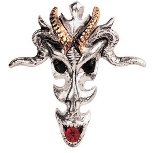 Pandantiv cu lantisor, placat cu argint, Craniu de Dragon, Talisman pentru Prosperitate si Succes