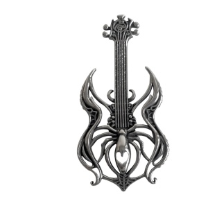 Pandantiv otel inoxidabil Spider Guitar 4.2 cm - Img 2