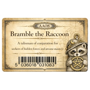 Pandantiv Ratonul Bramble cu Pentagrama - Academia Artelor Arcane - Img 2