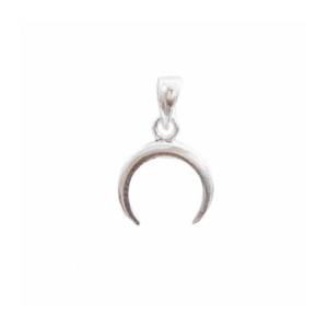Pandantiv talisman micut din argint Semiluna Inversata 1.2 cm