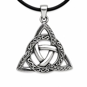Pandantiv Triquetra Celtica din inox, Etnox – simbol al eternitatii si armoniei, 3.4 cm