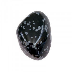 Piatra semipretioasa Obsidian, 1 buc 2.5 x 3.5cm, talisman pentru Echilibru si Pace