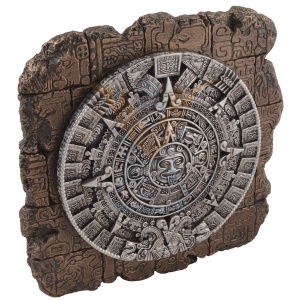 Placheta decorativa pentru perete Calendarul Solar Aztec 23 cm - Img 4