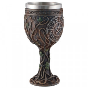 Pocal Wicca Witch Chalice 16 cm - Img 2