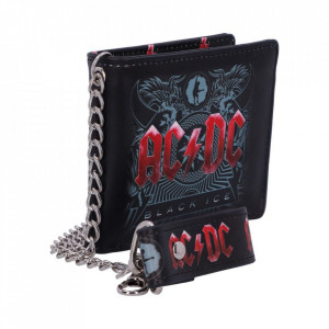 Portofel barbati cu lant AC/DC - Black Ice 11 cm - Img 4