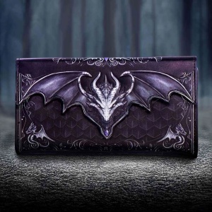 Portofel lung embosat Dragon Scale (18.5 cm) - Img 2