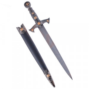 Pumnal decorativ Cruciada 40cm - Img 2