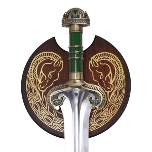 Sabie decorativa cu suport Stapanul Inelelor - Théodred 95cm - Img 4