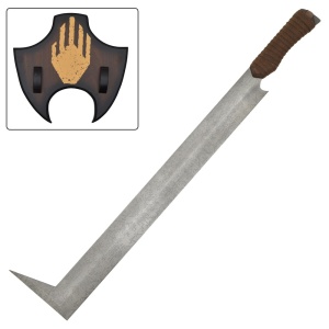Sabie decorativa cu suport Stapanul Inelelor - Uruk-hai